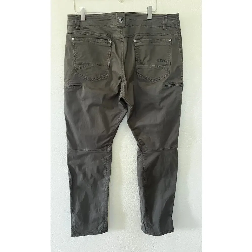 Kuhl Men’s Gray Free Generator Hiking Trail Pants 36x31 Stretch Outdoor Cargo